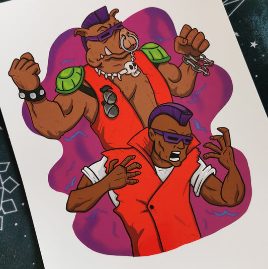 Ninja Turtles Villians Print set