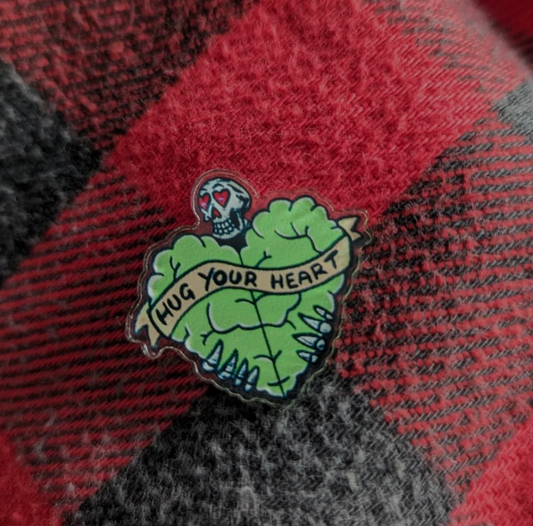 Hug Your Heart Pin