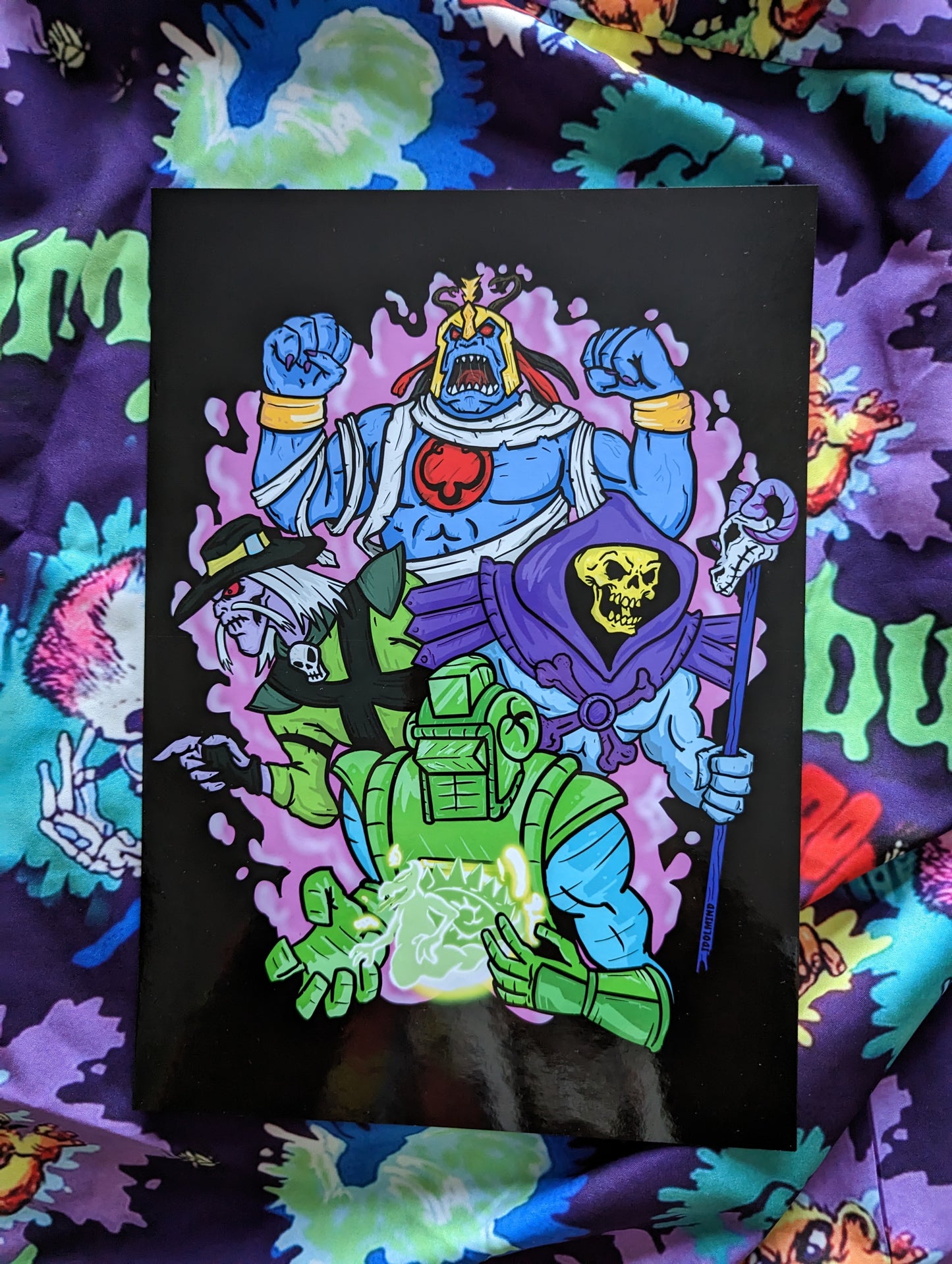 VHS Villains A4 Print - magic