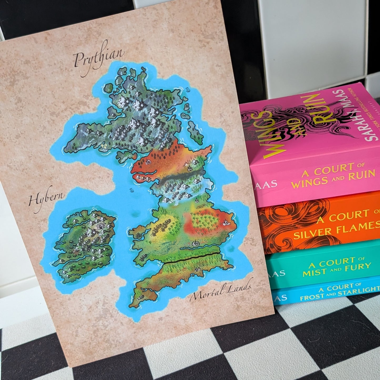 Acotar Map A4 Print