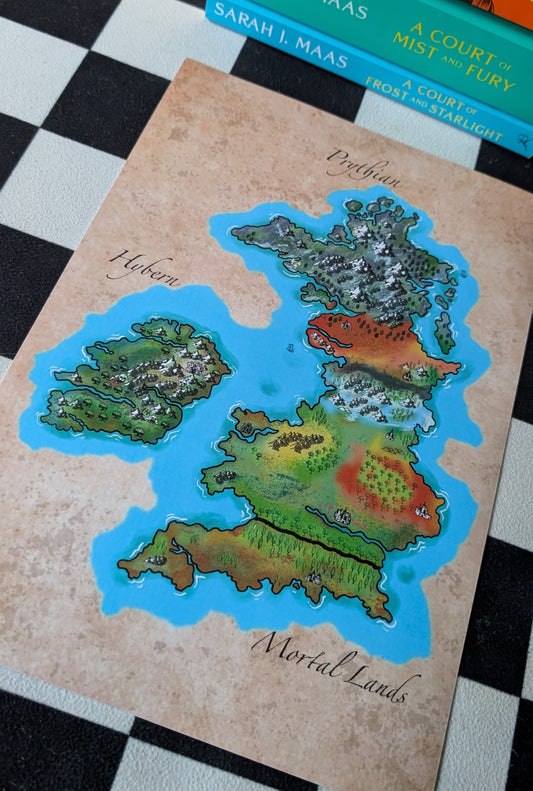Acotar Map A4 Print