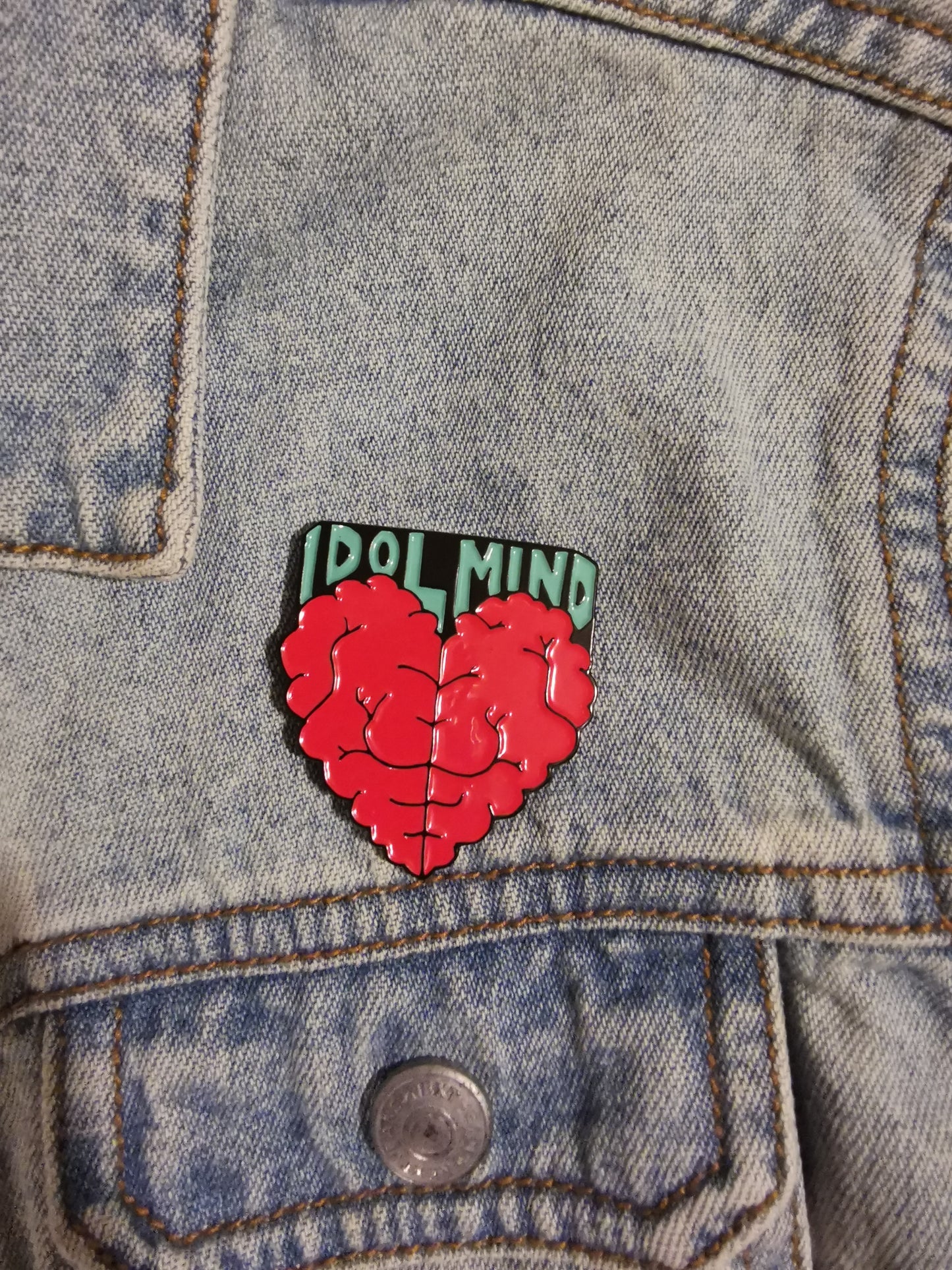 Brain Heart Enamel Pin