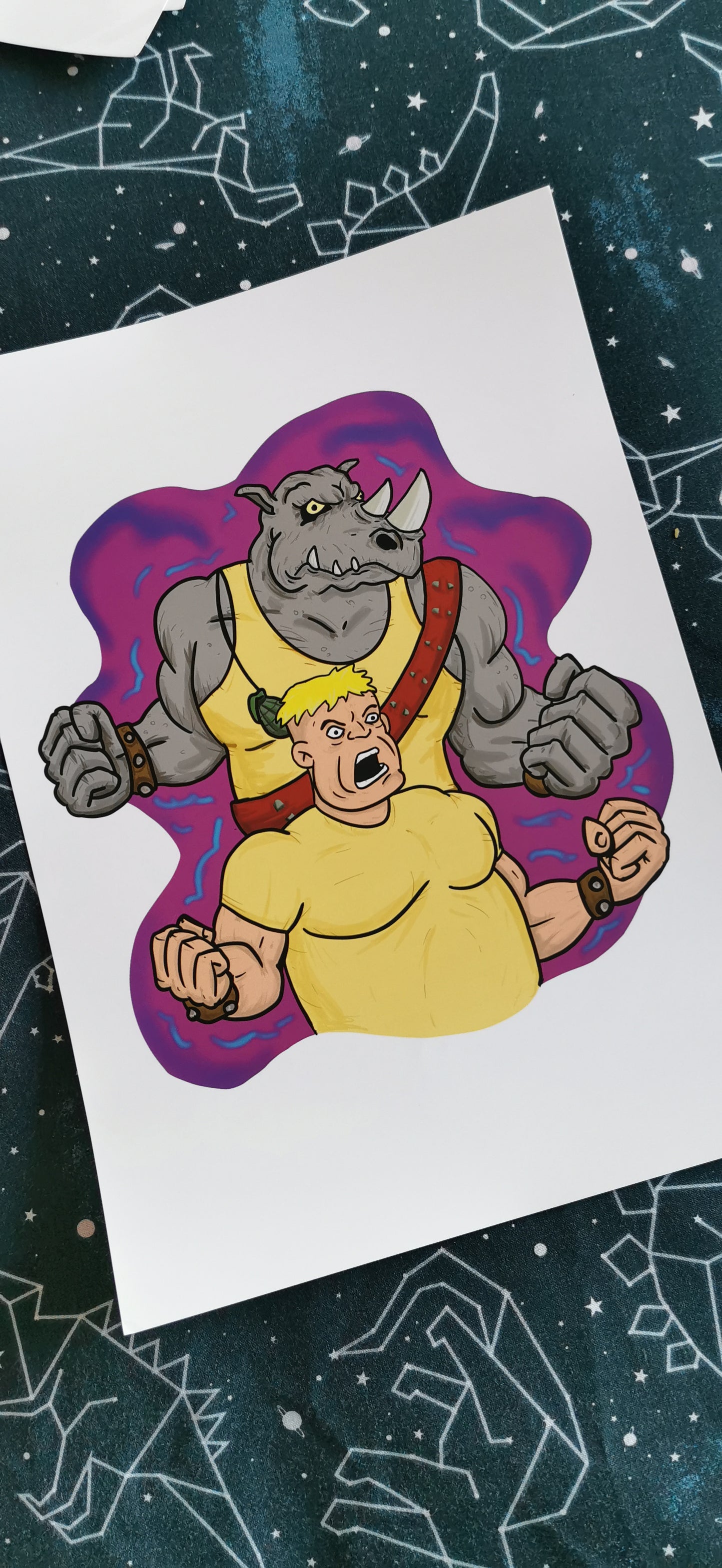 Ninja Turtles Villians Print set