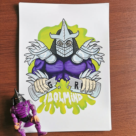 Super Shredder A4 print