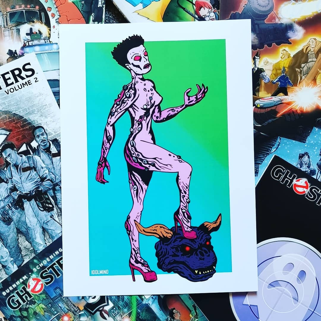 Ghostbusters Pin Ups A4 x3