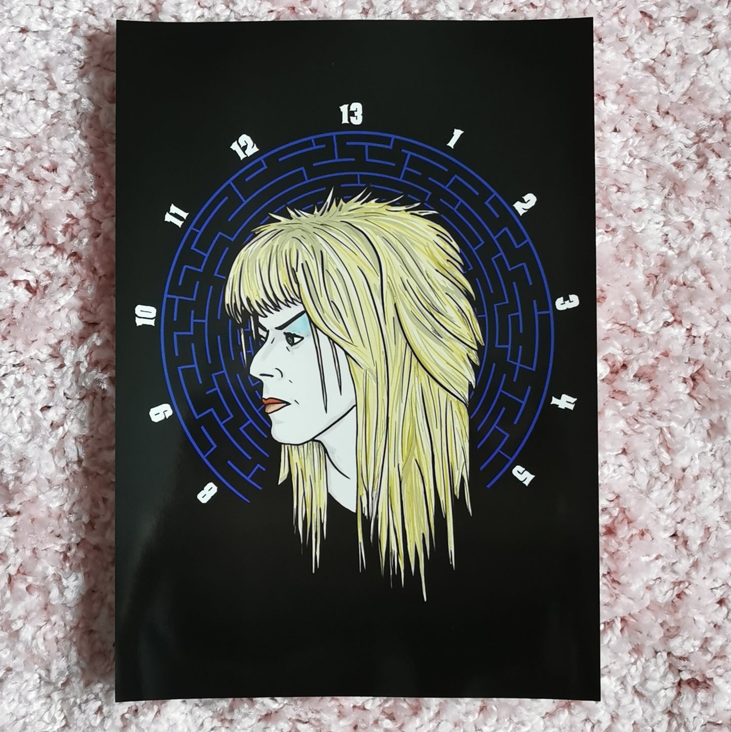 Labyrinth Goblin King David Bowie A4 print