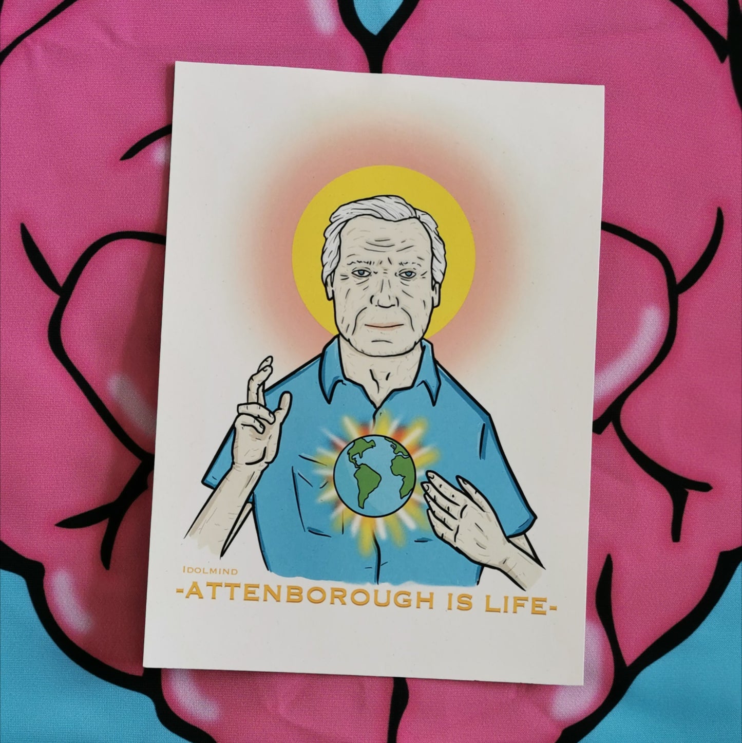 David Attenborough Is Life A5 Print