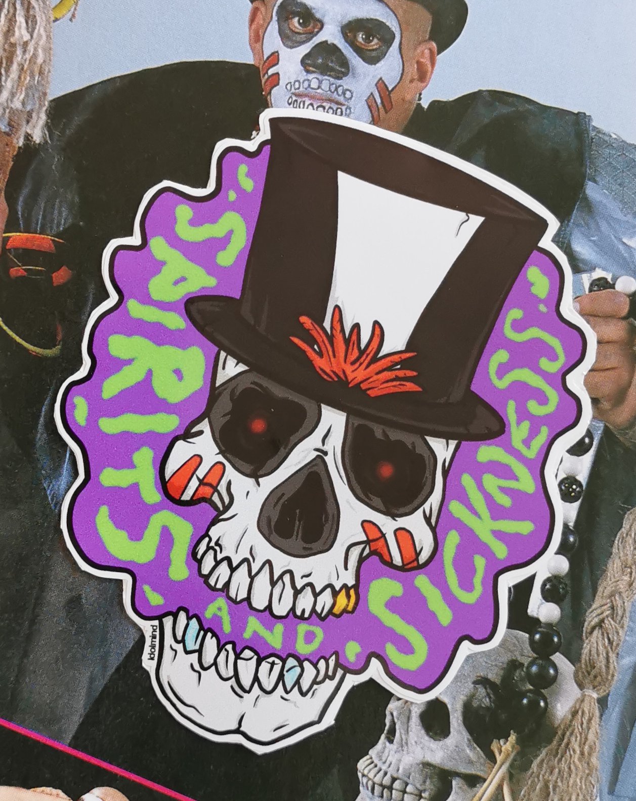 Wrestling Skulls Sticker Pack 2