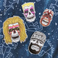 Wrestle Skulls Sticker Pack 1