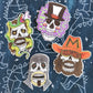Wrestling Skulls Sticker Pack 2