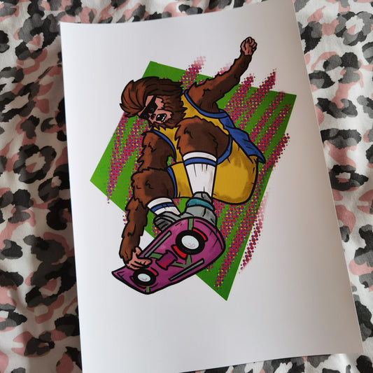 Marty McWolf A4 PRINT