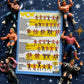 Wcw Galoob figure Checklist a4 print